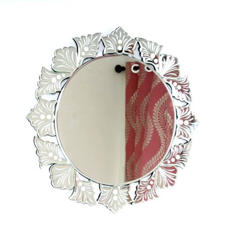 Leaf Fan Bloom Mirror