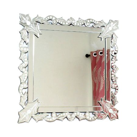 Leafy Vine Square Mirror