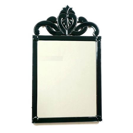Ebony Crest Wall Mirror