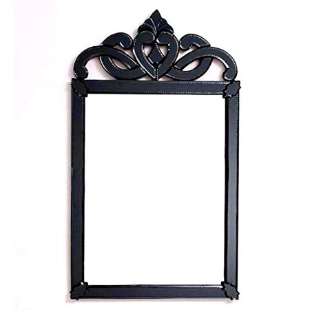 Ebony Crest Wall Mirror
