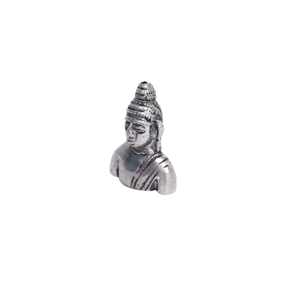 Silver Brass Buddha Agarbatti Holder Stand