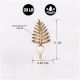 Golden Brass Leaf Wall Hook