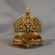 Vintage Brass South Indian Art Diya Traditional Temple Lamp