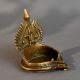 Vintage Brass South Indian Art Diya Traditional Temple Lamp