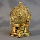 Handmade Brass South Indian Art Pooja Diya with Traditional Design