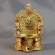 Indian Vintage Brass Handmade South Indian Temple Pooja Diya