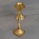 Handcrafted Brass Aarti Oil Lamp with Decorative Handle
