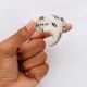 Handmade Ceramic Cream Black Elephant Design Cabinet Knob