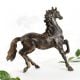 Majestic Iron Brass Horse Statue for Decor