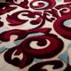 Handtufted Crimson Swirl Harmony Wool Rug