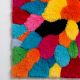 Handtufted Vibrant Petal Patch Wool Rug