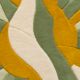 Handtufted Verdant Swirl Petal Wool Rug