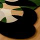 Handtufted Green Lily Pad Wool Rug