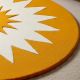 Handtufted Sunny Rayburst Play Wool Rug
