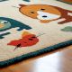 Handtufted Whimsical Animal Wool Rug