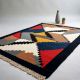 Handknotted Bold Tribal Kilim Wool Rug