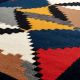 Handknotted Bold Tribal Kilim Wool Rug
