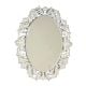 Oval Leaf Filigree Mirror