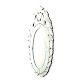 Elongated Leaf Oval Mirror