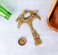 Brass Bottle Opener Palm Tree Tropical Bottle Opener