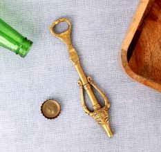 Brass Tribal Bull Bottle Opener