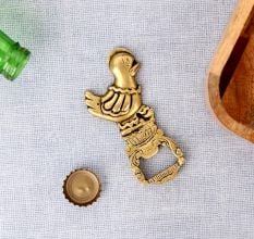 Small Cock Brass Bottle Opener