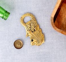 Brass Merlion Lion Bottle Opener