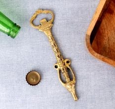 Brass Bottle Openers Depicting Mayan Civilization Bull Face