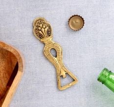 Brass Bottle Openers With Tribal Engraving