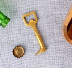 Coy Boy Boot Brass Bottle Openers
