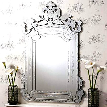 Vintage Pillar Cabinet Mirror