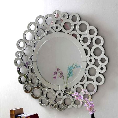 Circular Cluster Elegance Mirror