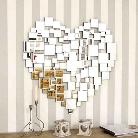 Crystal Heart Serenity Mirror