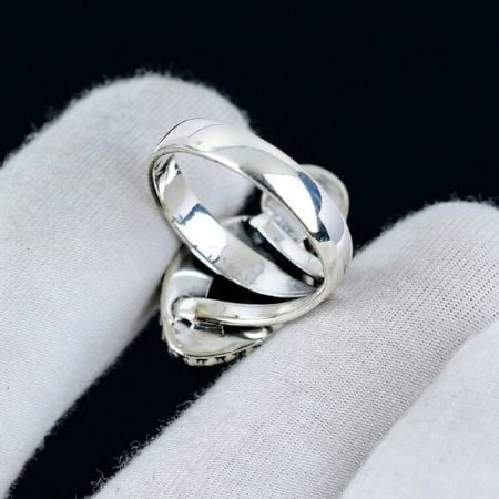 Labradorite 925 Sterling Silver Ring Handmade Boho Jewelry