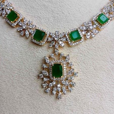 Handmade Royalty Jewel Necklace Jewellery Set
