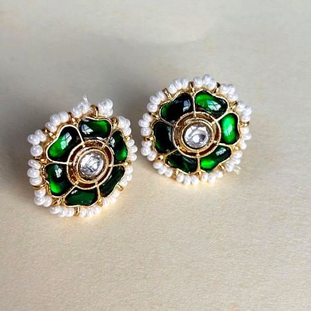 Handcrafted Regal Silk Boho Earrings Design