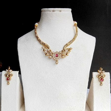 Handcrafted Statement Tribal Necklace Jewellery Set