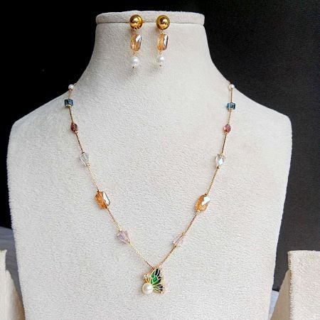 Handcrafted Rich Tribal Necklace Jewellery Set