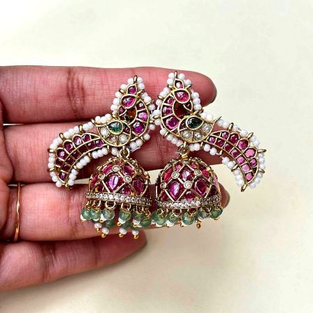 Handmade Exquisite Opal Hoop Earrings Design