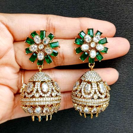 Handcrafted Artistic Cluster Necklace Jewellery Set