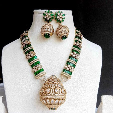 Handmade Statement Coral Necklace Jewellery Set