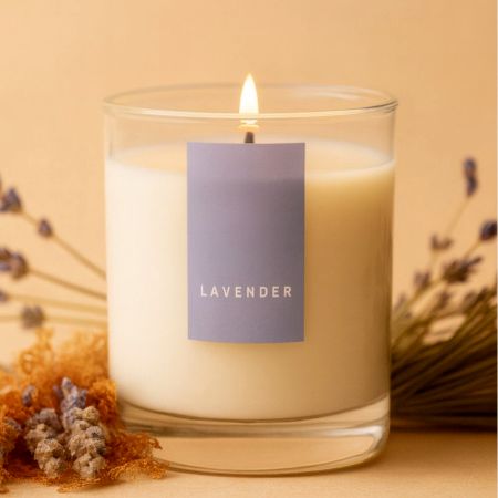 Lavender Bloom Calming Scented Soy Wax Candle