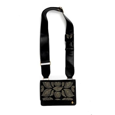 Artistic Pattern Vegan Leather Cardholder