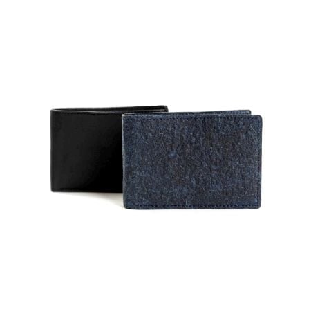 Vegan Leather Mens Wallet Minimalist Sophistication