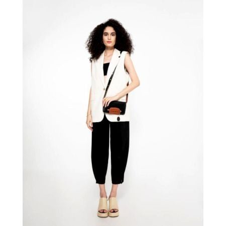 Sleek Black Vegan Leather Women Wallet