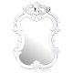 Elegant Floral Pedestal Mirror