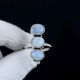 Three Moonstone 925 Sterling Silver Ring Handmade Boho Jewelry