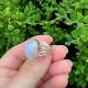 Rainbow Moonstone 925 Sterling Silver Ring Handmade Boho Jewelry