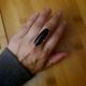 Handmade Black Onyx Ring 925 Sterling Silver Boho Gemstone Jewelry for Women