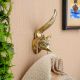 Handmade Antique Golden Fox Design Aluminium Wall Hook